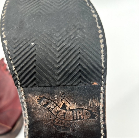 RARE Freebird by Steven Women's Size 8 Charlie Combat Boots Leather - Picture 7 of 14